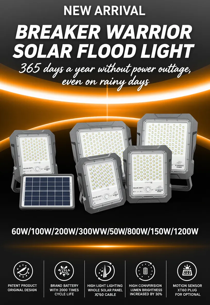 Solarflutlicht Breaker Warrior