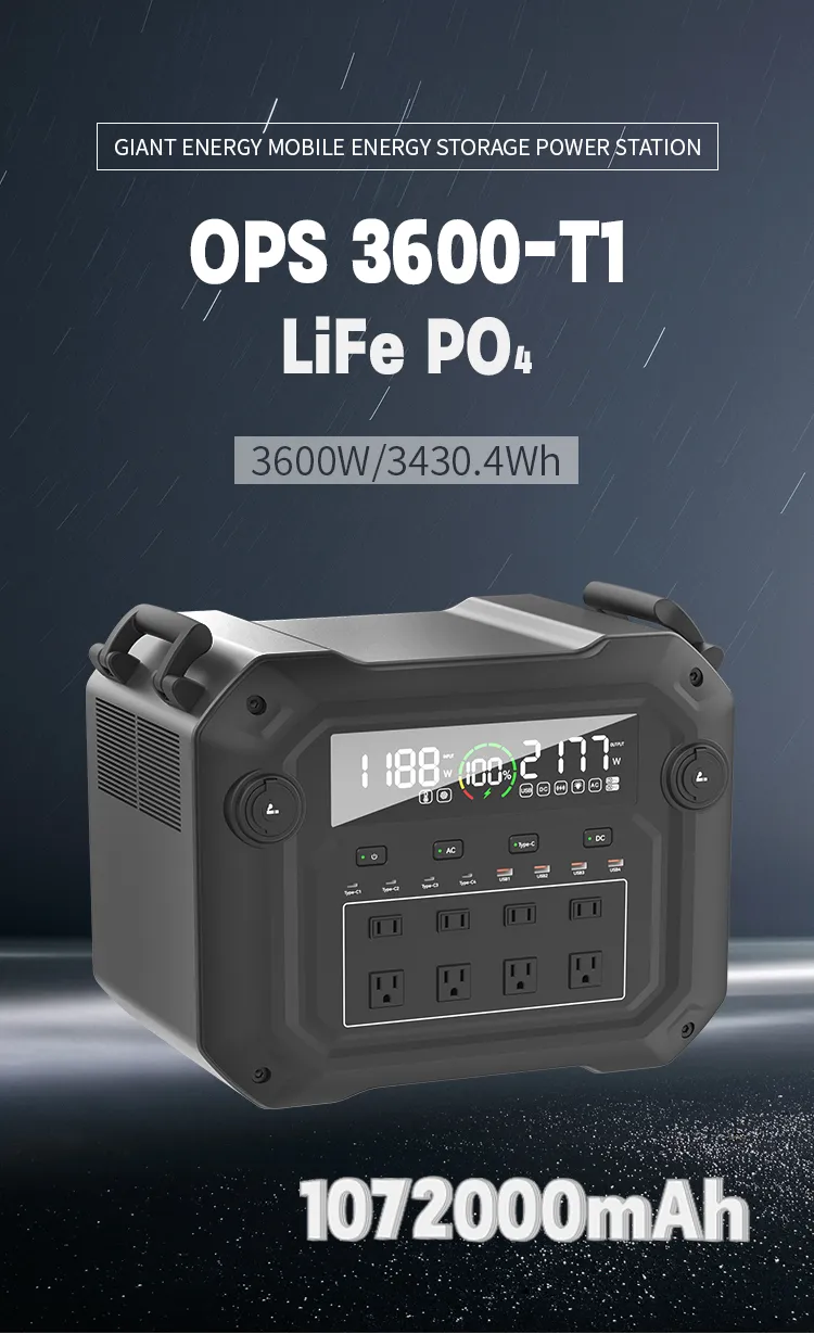  Estación de Energía Portátil OPS3600T
