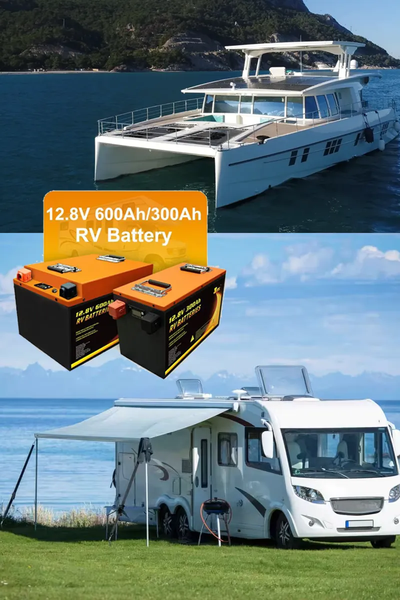 Baterai lithium 12.8V untuk motorhome dan kapal pesiar